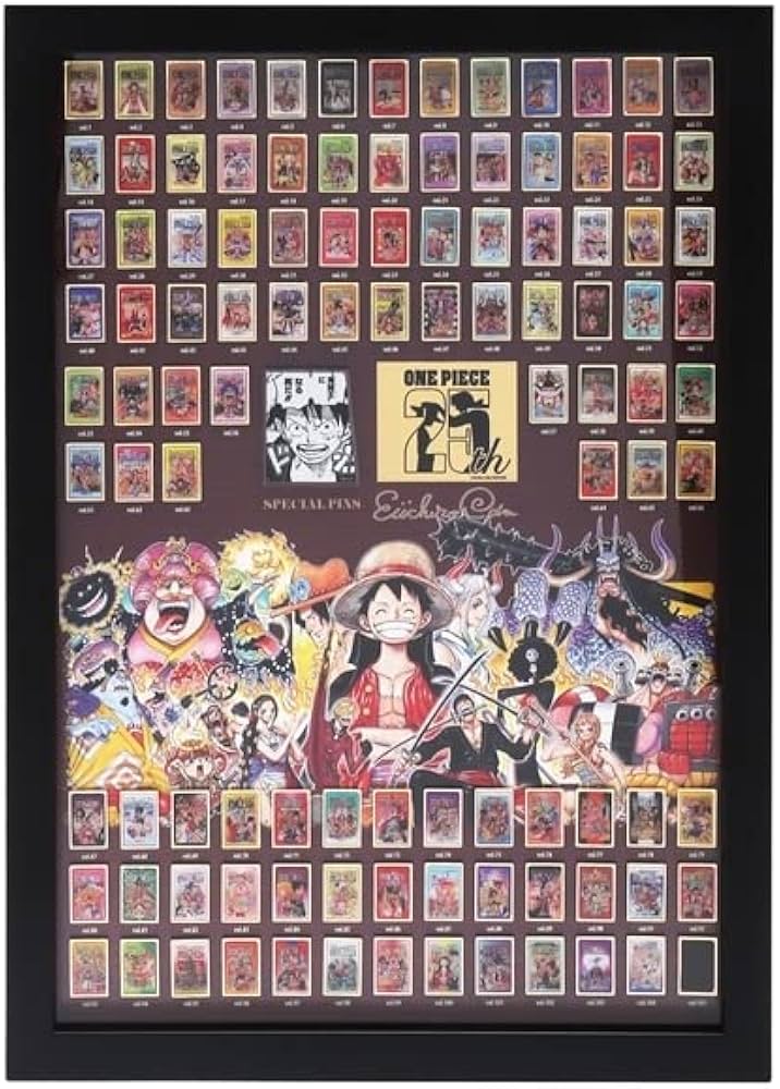Amazon.co.jp: ONE PIECE ワンピース 連載25周年記念 額装ピンズセット