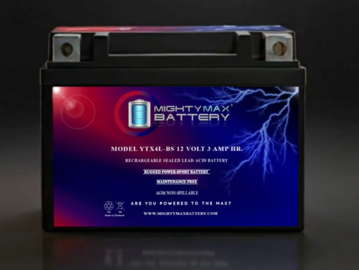 Amazon.com: Mighty Max Battery YTX4L-BS Replacement for Yamaha