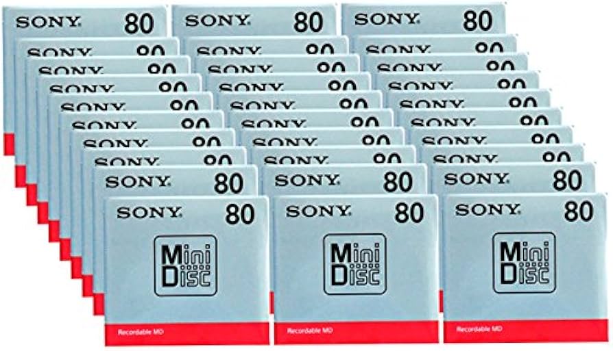 Amazon | SONY 録音用ミニディスク MD 80分 30枚セット MDW80T | Sony