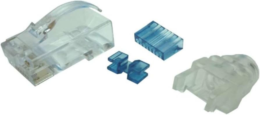 Amazon | 日本製線 Cat.6 モジュラープラグ(24AWG) ブーツ付 50個