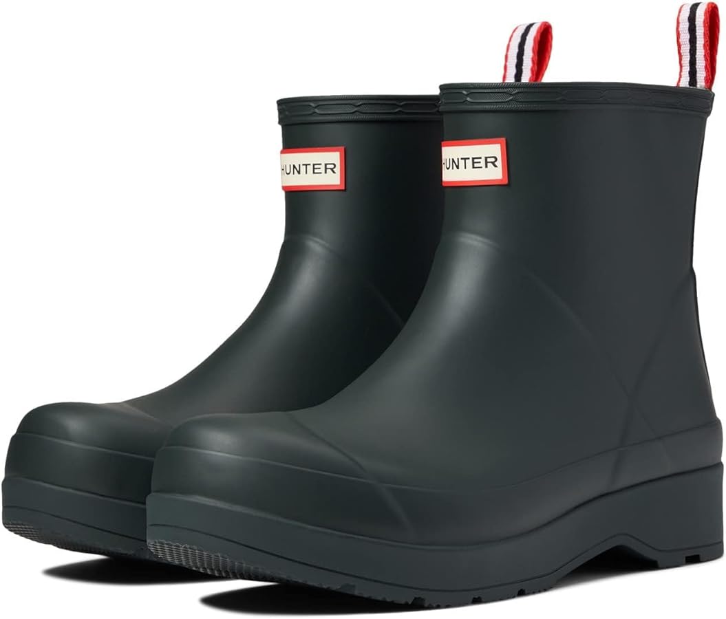 Amazon | Hunterオリジナルプレイブーツチェルシー, Arctic Moss。, 24