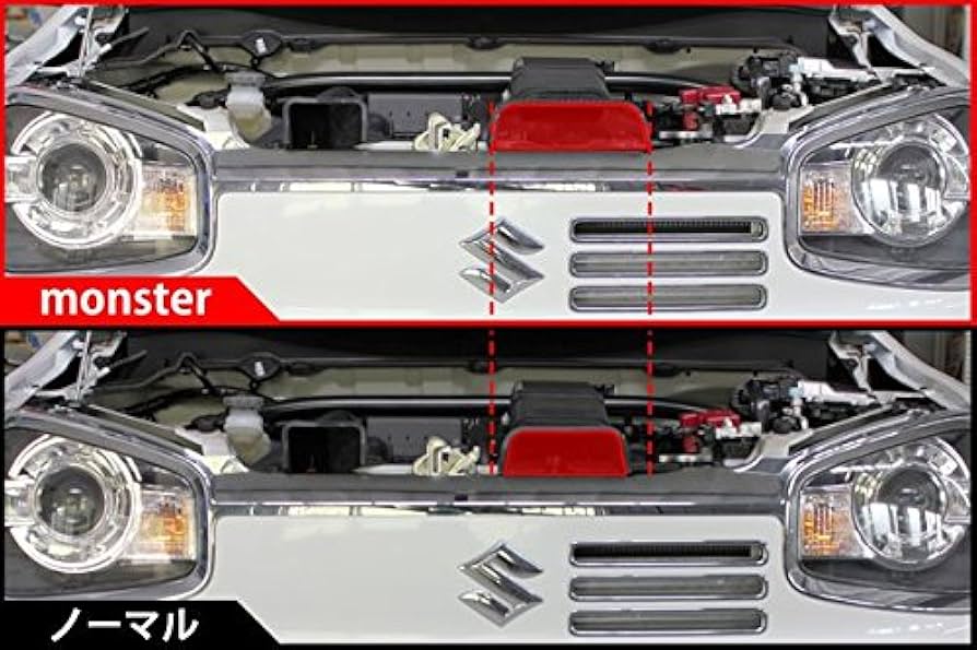 Amazon | MONSTER SPORT 大口径カーボンインタークーラーダクト アルト