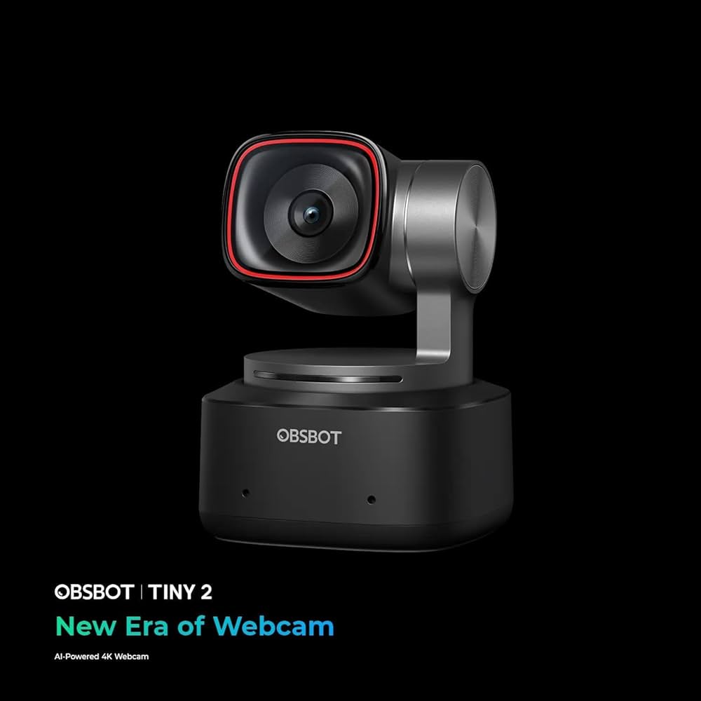 Amazon.com: OBSBOT Tiny 2 AI Webcam 4K, 1/1.5