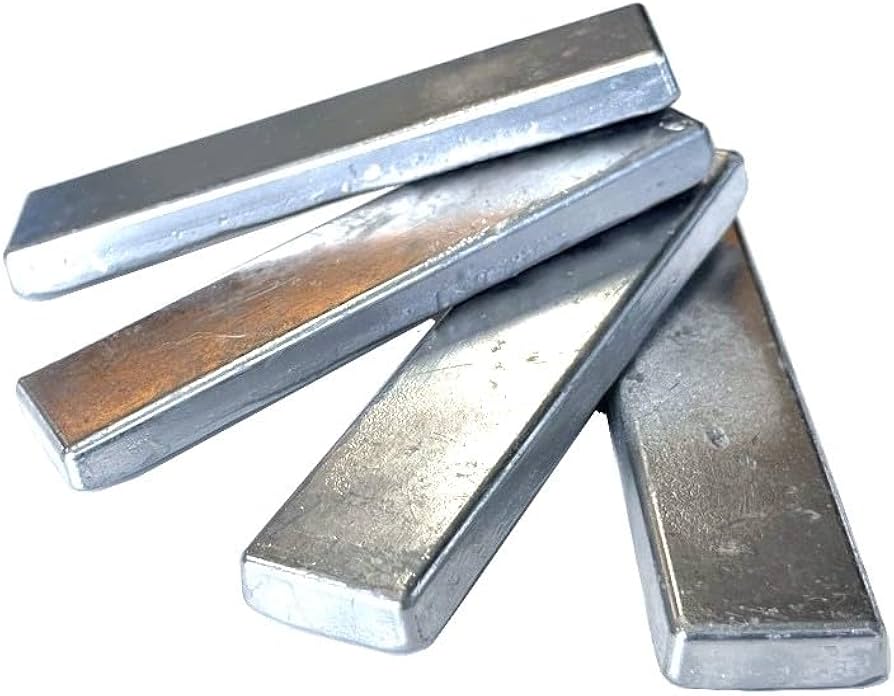 Amazon.co.jp: 自作メタルジグ用鉛 Pb 約94.0％ Sb約6.0％【約210g×4本