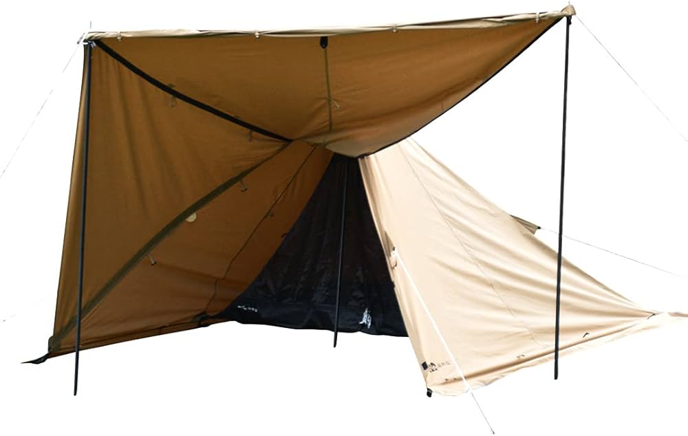 Amazon.co.jp: WAQ Alpha TC 1人用テント ソロ用テント ワンポール