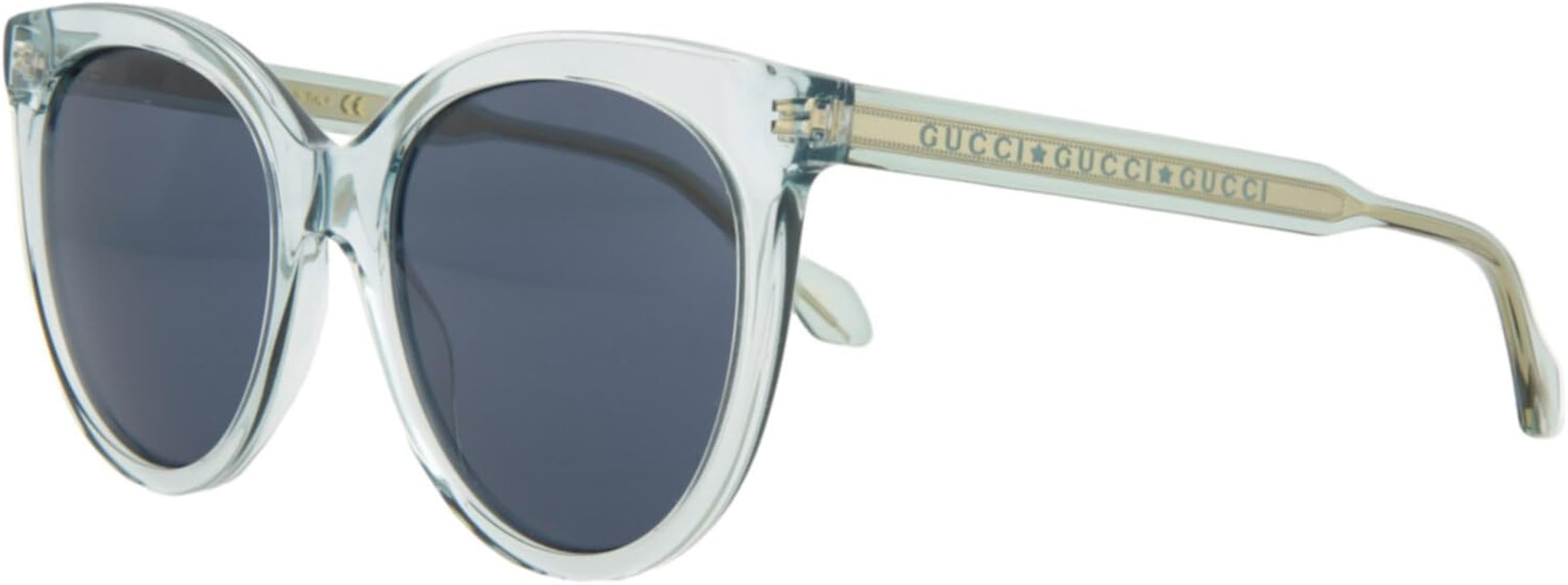 Amazon.com: Gucci Cat Eye Sunglasses Light Blue Light Blue Blue