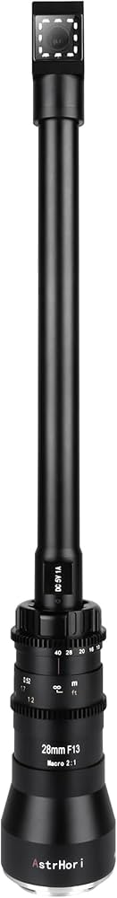 Amazon.com : AstrHori 28mm F13 Periprobe Lens Full Frame 2X Macro