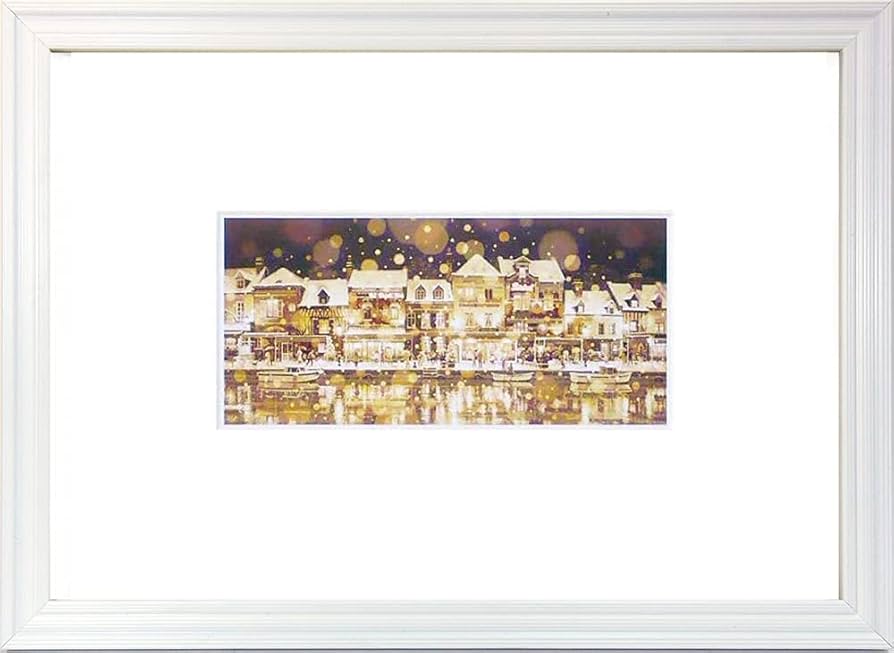 Amazon.co.jp: ◇笹倉鉄平◇【サン・ルーに降る雪】◇額付ミニアート