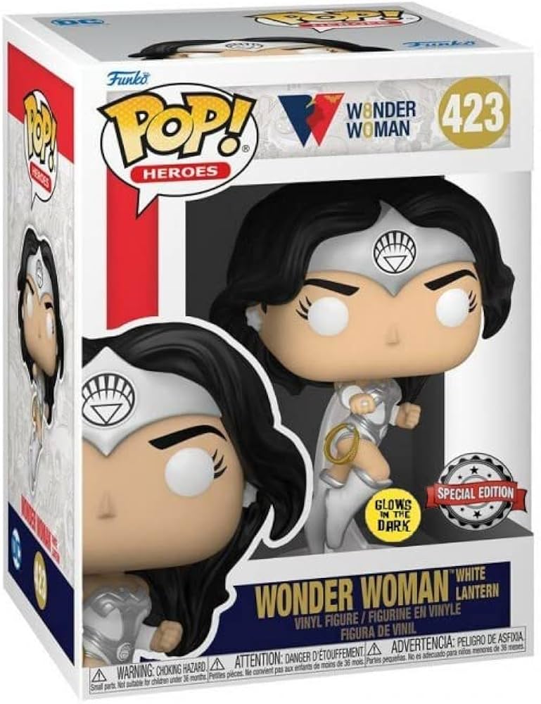 Amazon.com: Funko Pop! Wonder Woman 80th Anniversary White Lantern