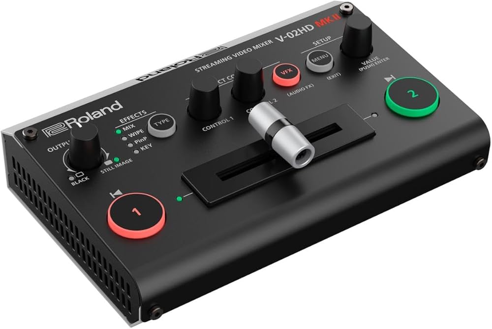 Amazon.com: Roland V-02HD MK II – Streaming Video Mixer – The