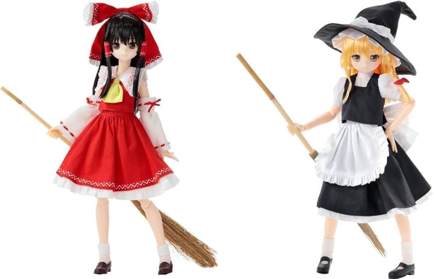 Amazon | アゾン 東プロ 博麗霊夢 霧雨魔理沙 フィギュア 132 1 RNG