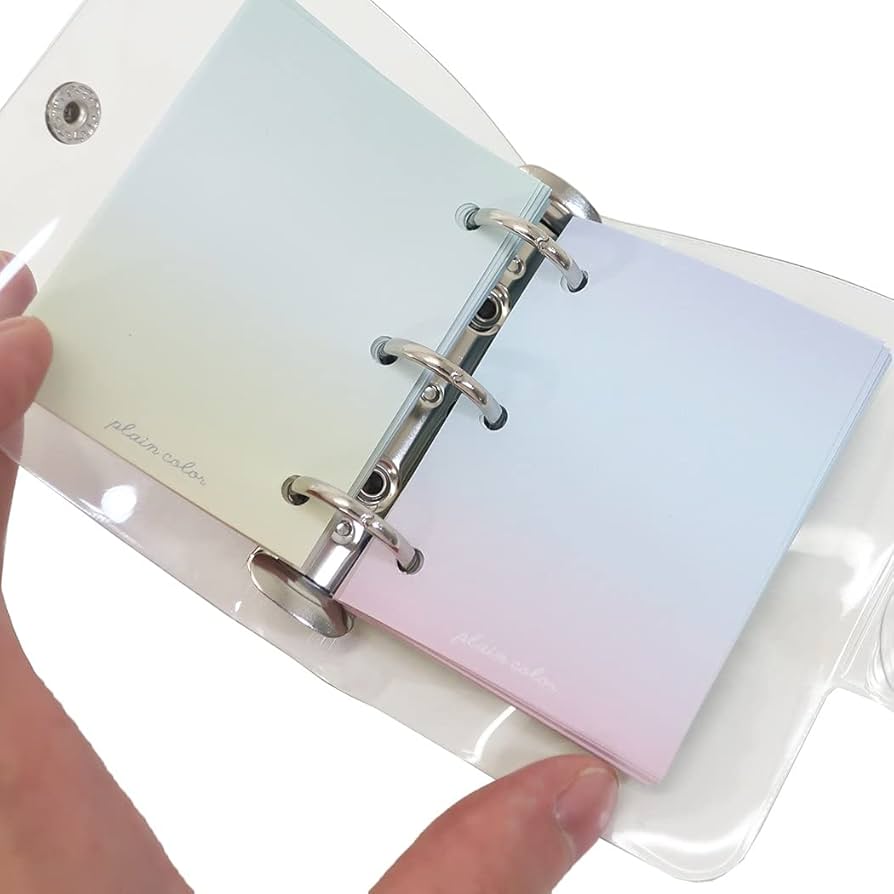 Amazon.co.jp: メモ帳[バインダーブック メモ]PLAIN COLOR クラックス