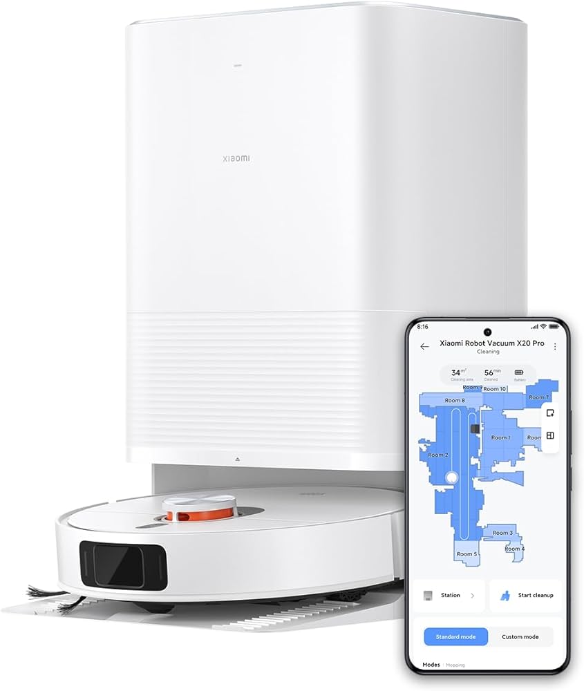 Amazon | Xiaomi ロボット掃除機 X20Pro 全自動ステーション 水拭き