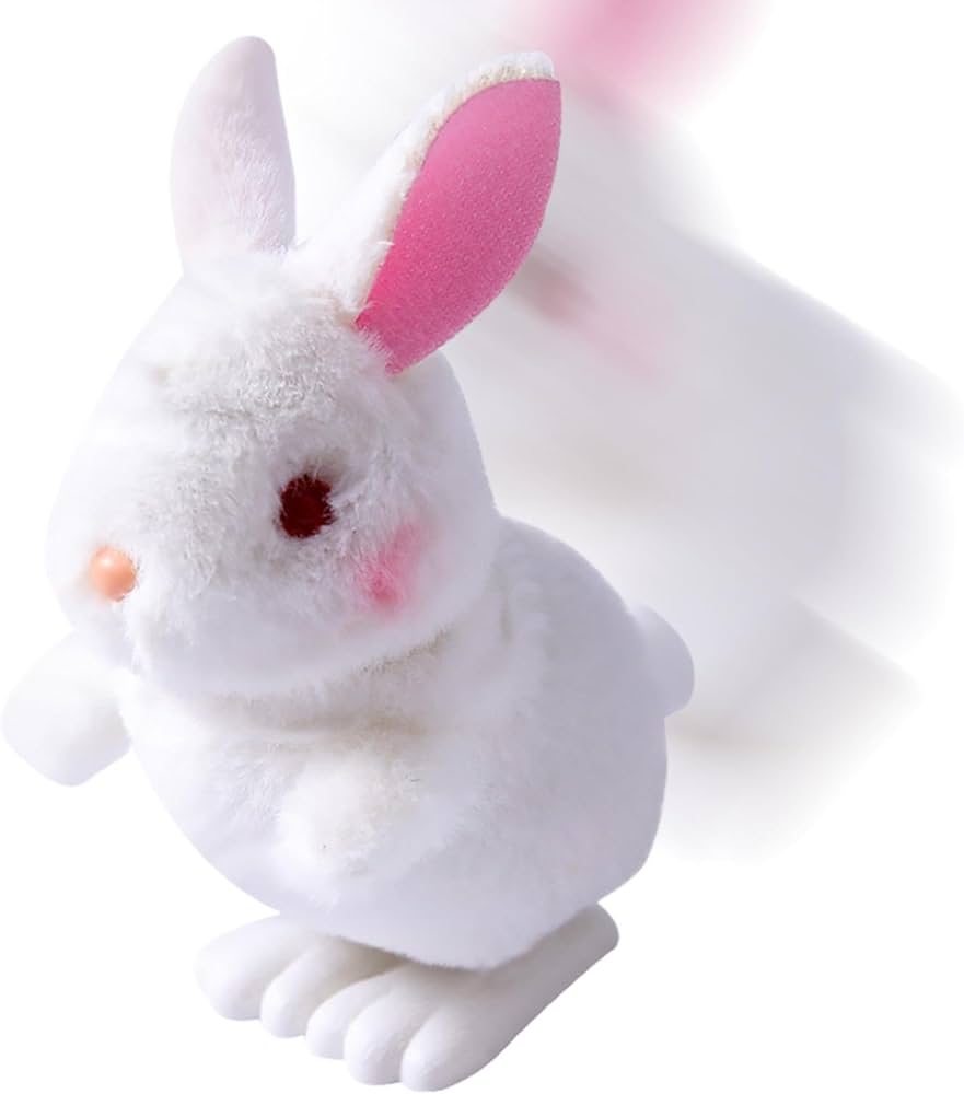 Amazon.co.jp: Sakmura ゼンマイバニーおもちゃ,ゼンマイバニー