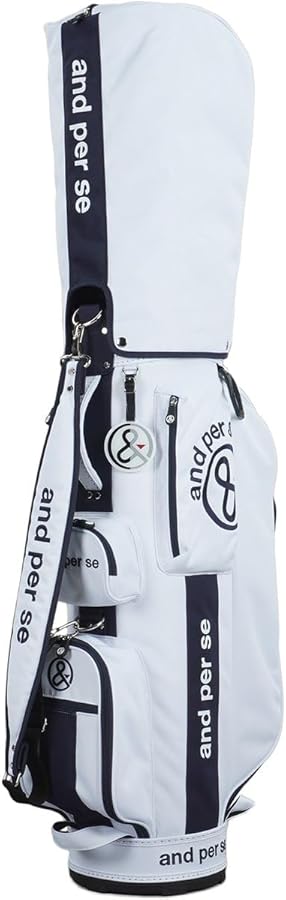 Amazon.co.jp: [アンパスィ] キャディバッグ キャディバッグ ホワイト