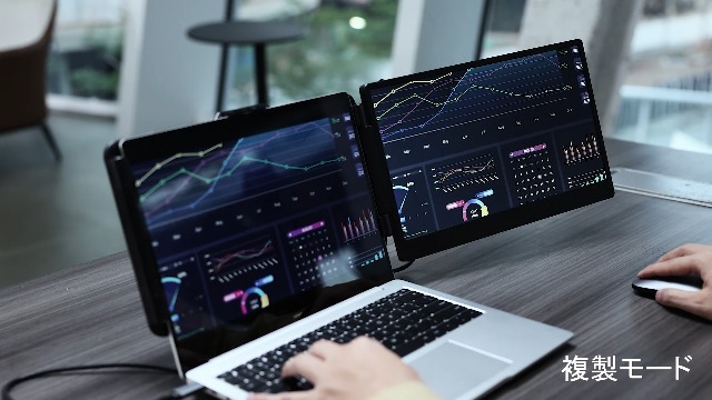 Amazon.co.jp: Laptomo S1 デュアルモニター 14インチ IPS ポータブル