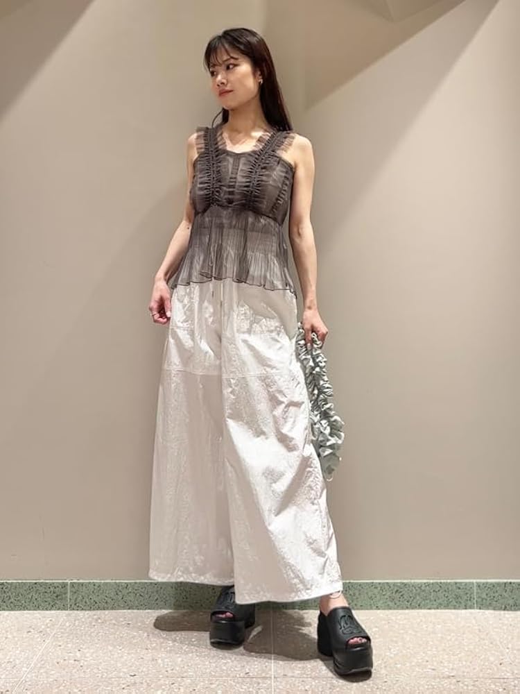 Amazon | [スナイデル] Sustainaチュールキャミブラウス SWFB251174