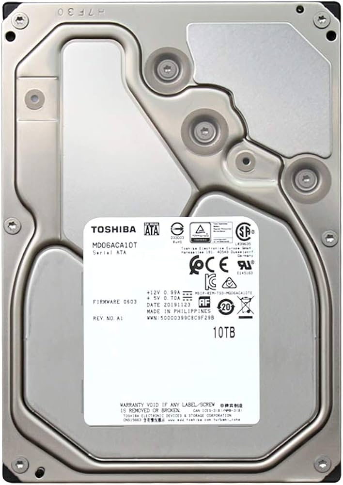 Amazon | 東芝 内蔵HDD 3.5インチ 10TB PCモデル MD06ACA10T-2YW
