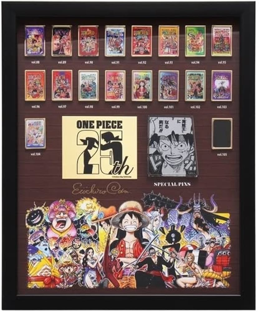 Amazon.co.jp: ONE PIECE ワンピース 連載25周年記念 額装ピンズセット