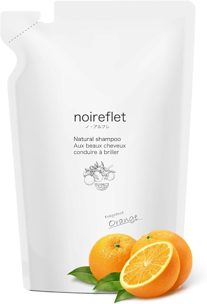 noireflet ナチュラルシャンプー オレンジ 290mL✖️5袋 新品未開封