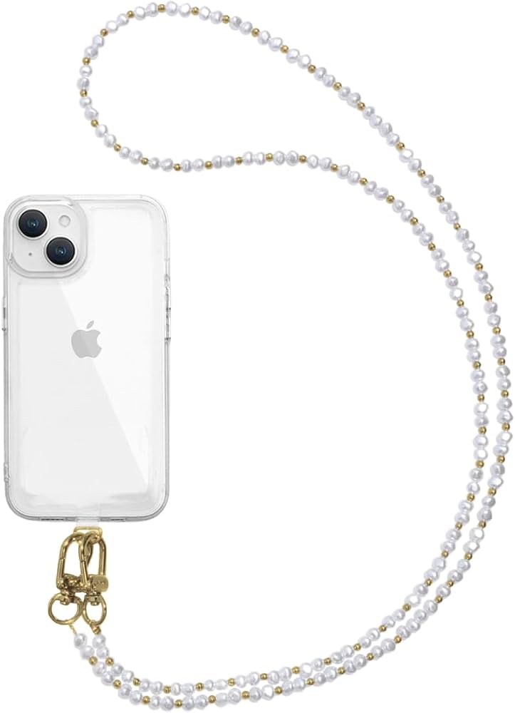 Amazon.co.jp: [wizu] スマホショルダー パール パールストラップ