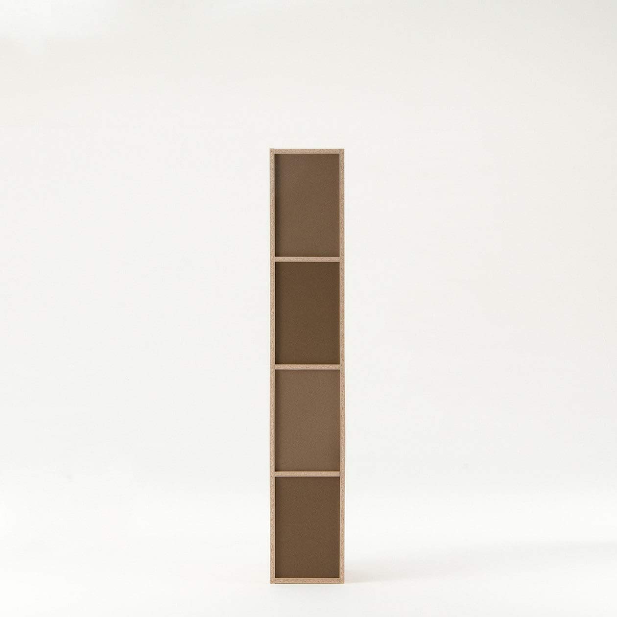 Amazon｜無印良品 パルプボードボックス・スリム・4段/ベージュ 幅25