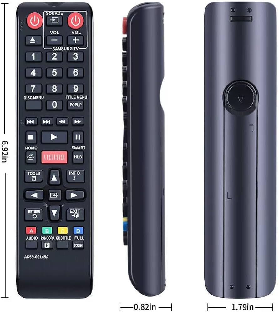 Amazon.com: Replace AK59-00145A Remote Control for Samsung Blu-Ray
