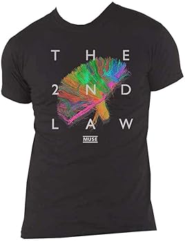 Amazon | [MUSE] T Shirt The 2Nd Law Band Logo 新しい 公式 メンズ