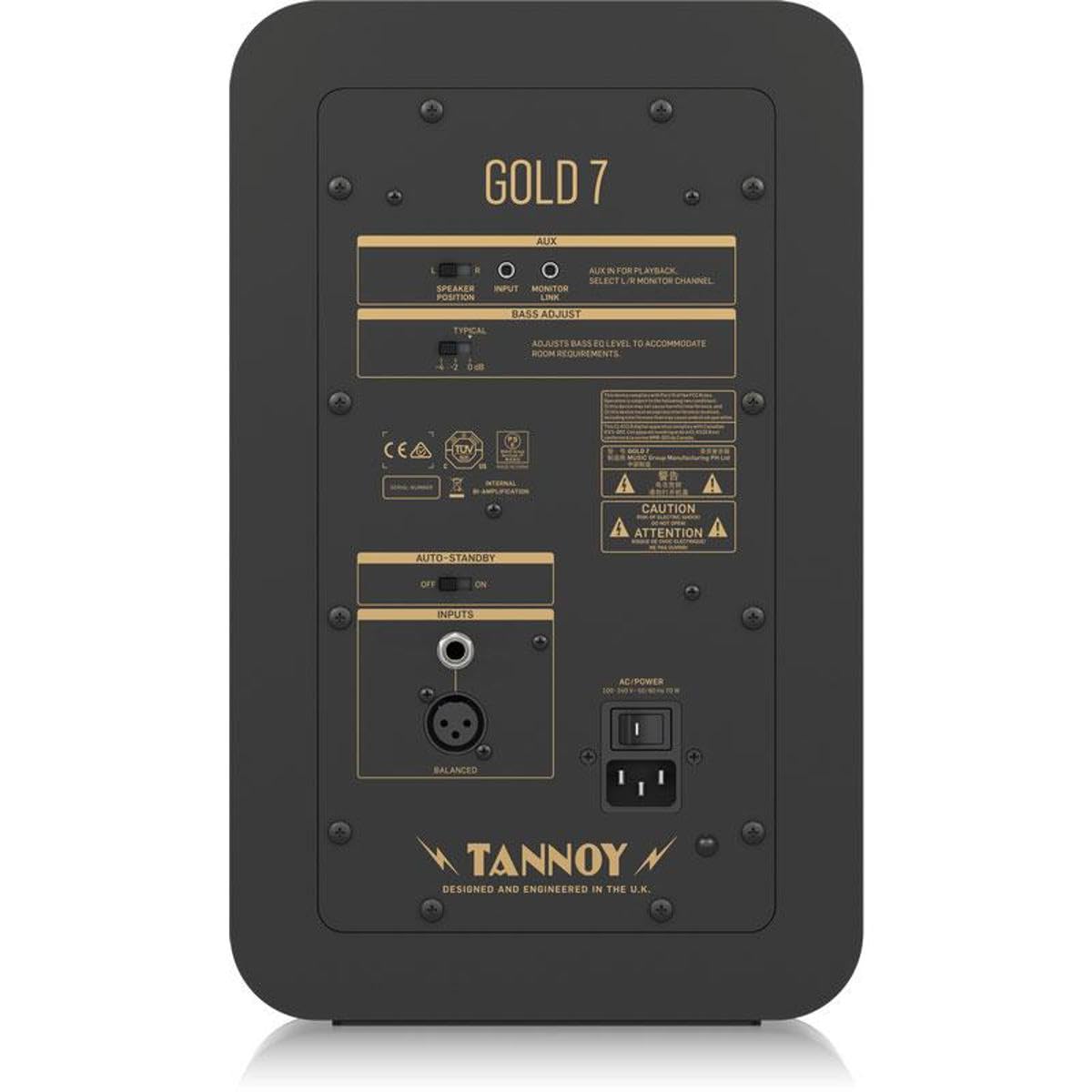 Amazon | Tannoy スタジオモニター (ゴールド7) | モニタースピーカー