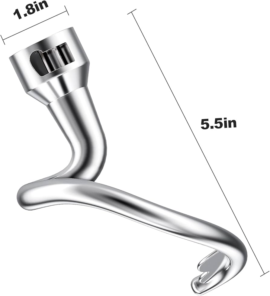 Amazon | Kitchenaid 4.5/5クォート交換用スパイラル生地フック チルト