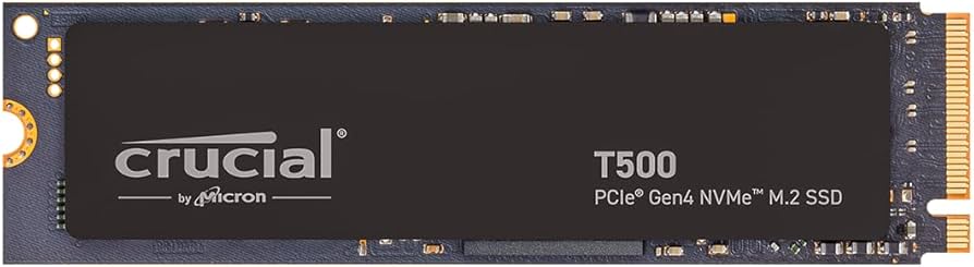 Amazon.com: Crucial T500 PCIe Gen4 NVMe 2TB SSD, Up to 7,400MB/s