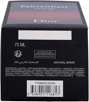 Amazon.com : Christian Dior Fahrenheit Parfum Spray for Men, 2.5