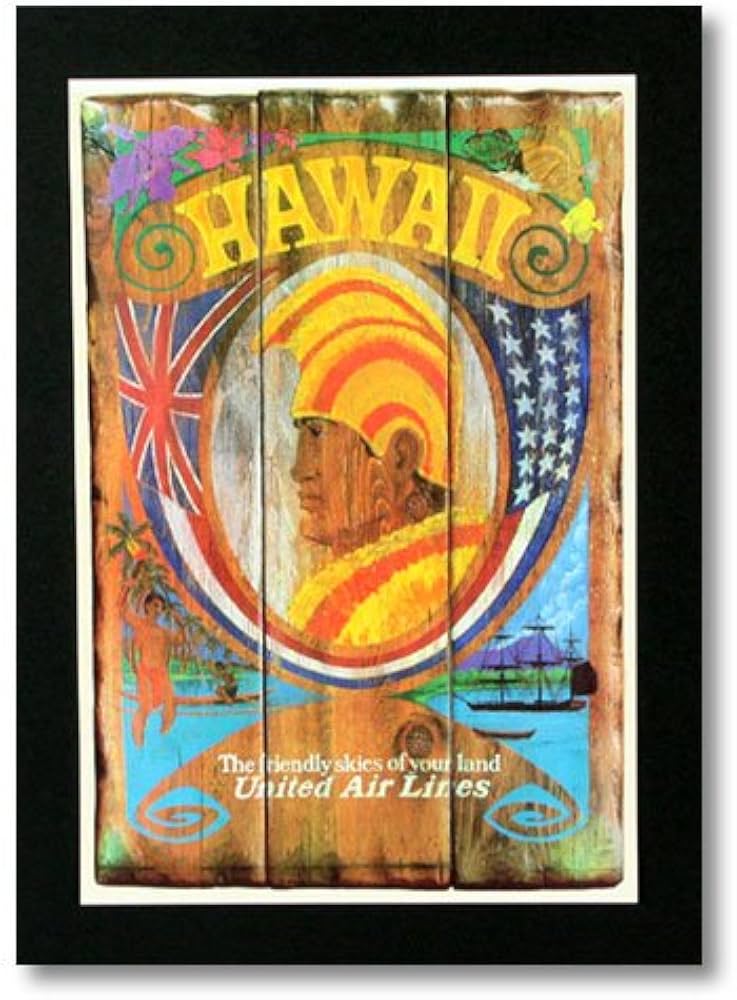 Amazon.co.jp: ハワイアンポスター ハワイアンシリーズ ＜HAWAII