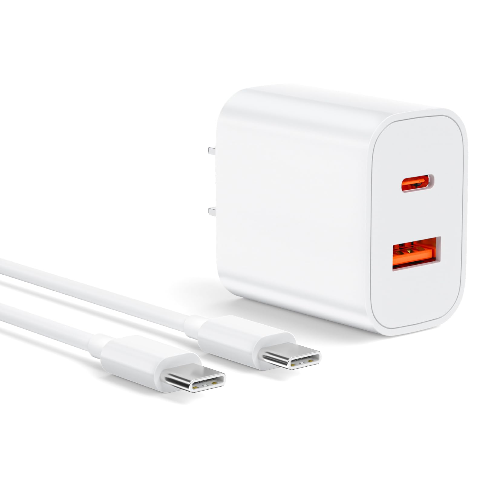 Amazon | For iphone16-充電器 (20W, 2ポート) usb type c 急速充電
