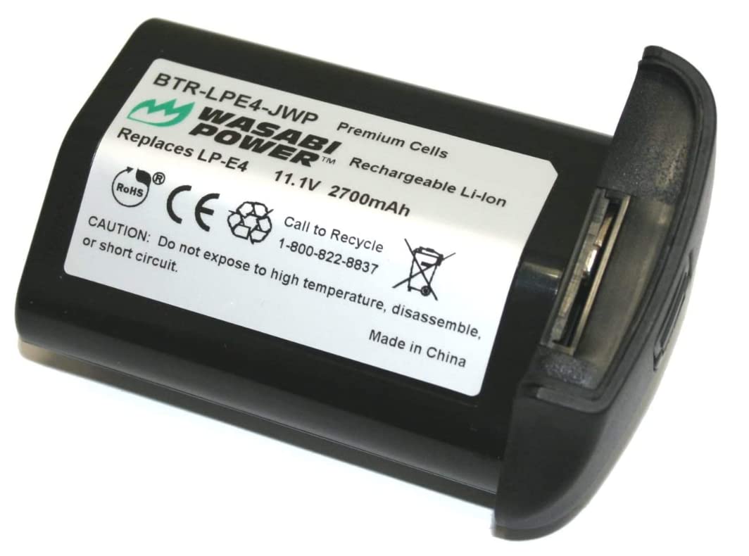 Amazon.com : Wasabi Power Battery for Canon LP-E4 and Canon EOS-1D