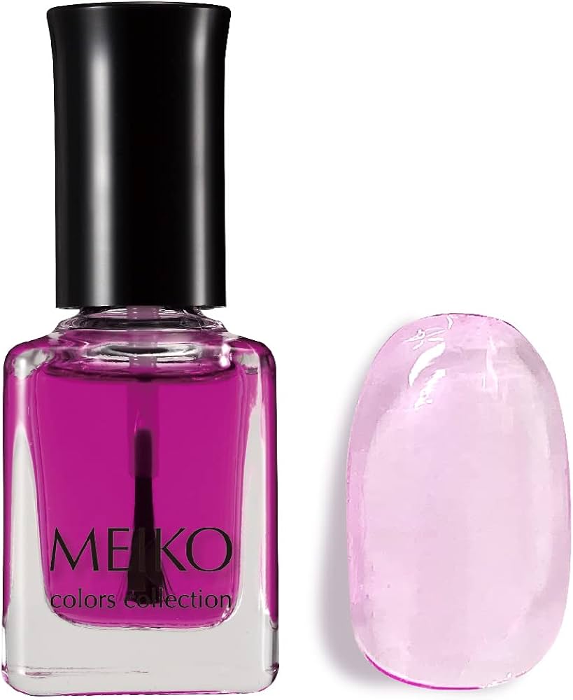 Amazon | 速乾 マニキュア ネイルカラー N20 ピンク （ 透明 パープル