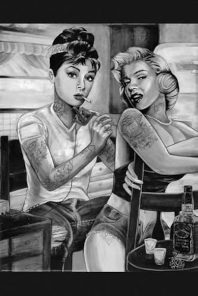 Amazon.co.jp: kk613マリリンモンローオードリーヘップバーンポスター