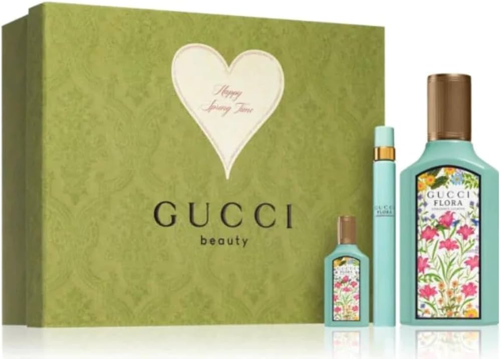 Amazon.com : Gucci Flora Gorgerous Jamsine 3-pcs Gift Set For