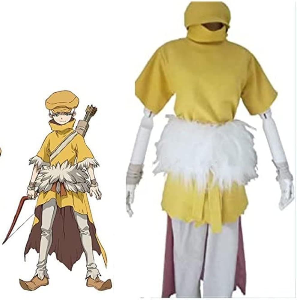 Amazon.co.jp: [XIN YUE] Dr.STONE 西園寺羽京 コスプレ衣装(ウィッグ