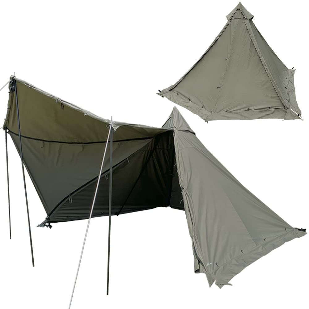 Amazon | FUTUREFOX FOX-PENTA ティピーテント TC素材 ワンポール