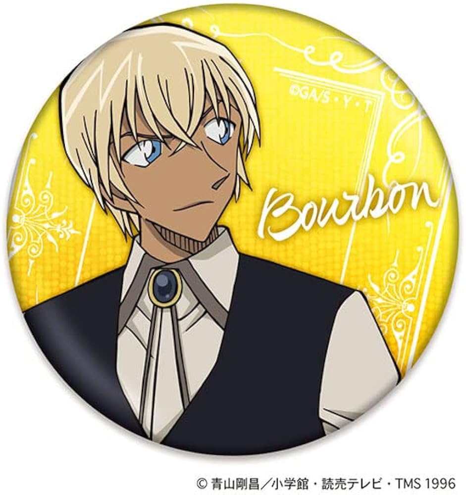 Amazon.co.jp: 名探偵コナン ホログラム缶バッジ（フレームバーボン