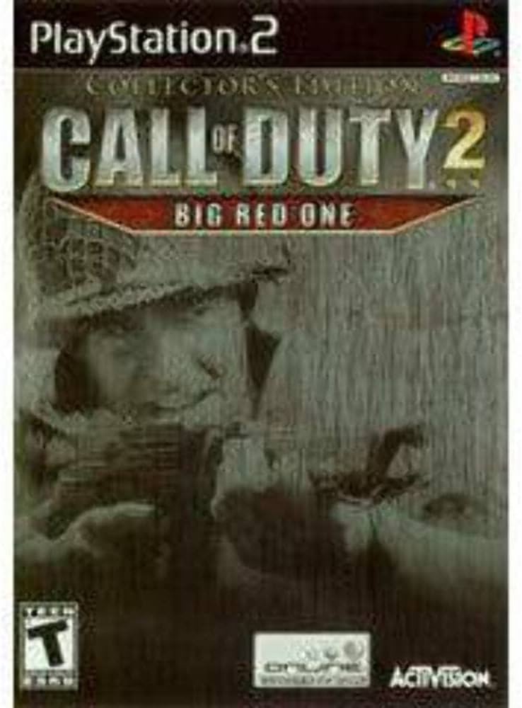 PS2 レア物CoD 2作品】CoD:ファイネストアワー、2 ビッグレッドワン