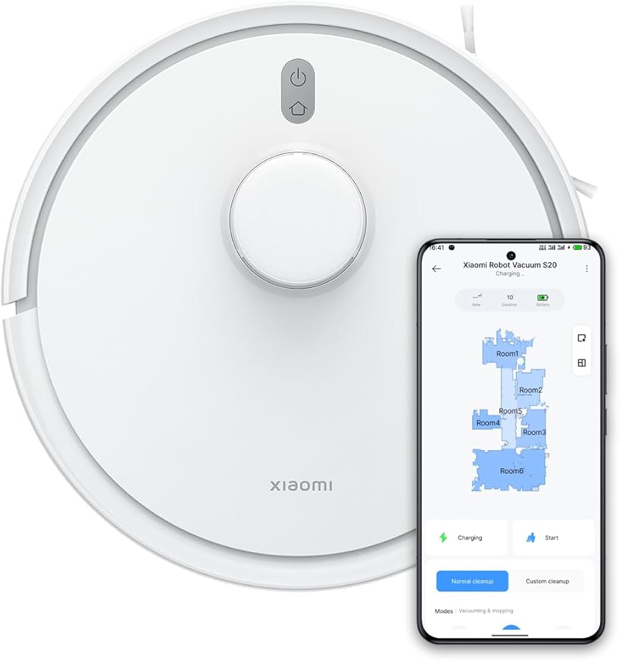 Amazon | Xiaomi ロボット掃除機 S20 2-in-1 吸引・水拭き両用 5000Pa