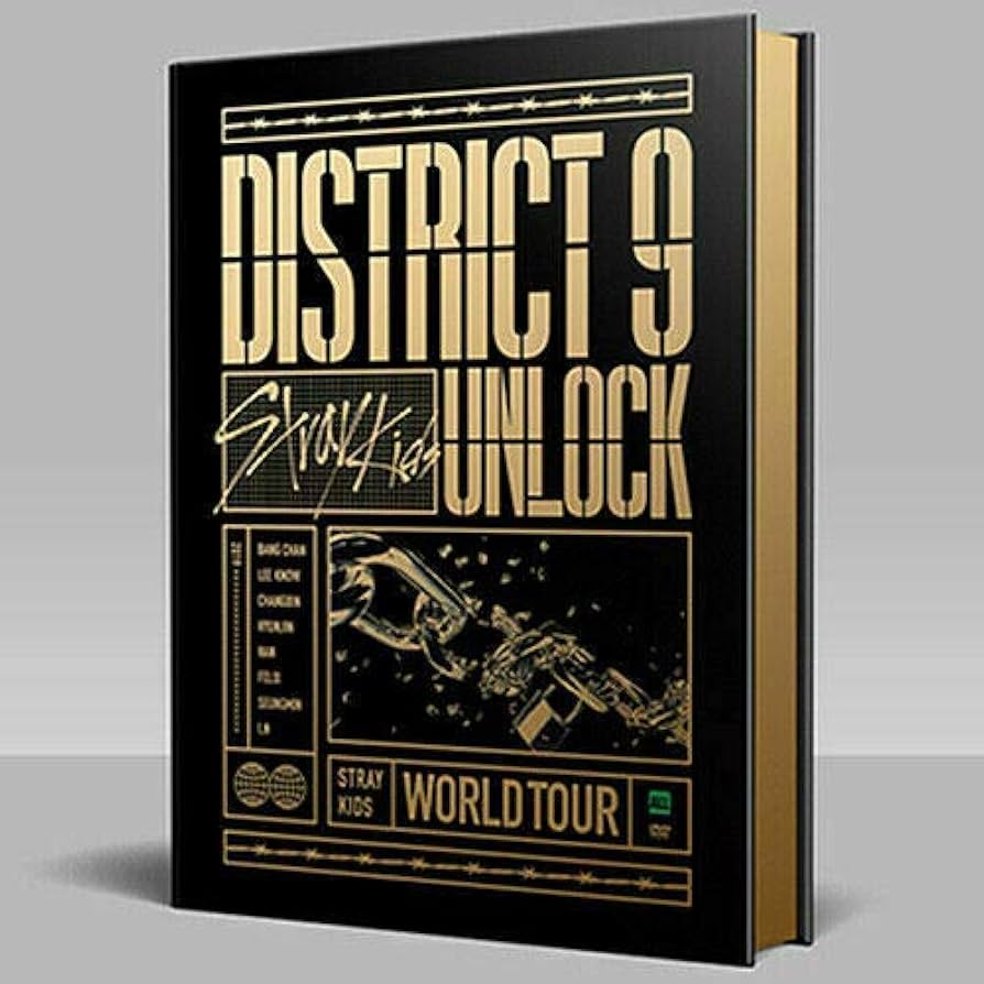 STRAY KIDS WORLD TOUR DISTRICT 9:UNLOCK IN SEOUL DVD FULL PACKAGE