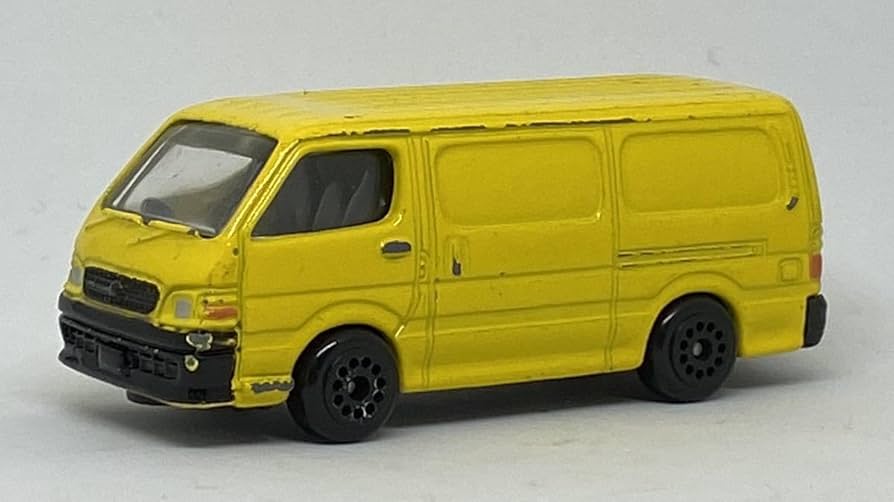 Amazon | モーターマックス ミニカー ハイエース 100系 イエロー 黄 旧