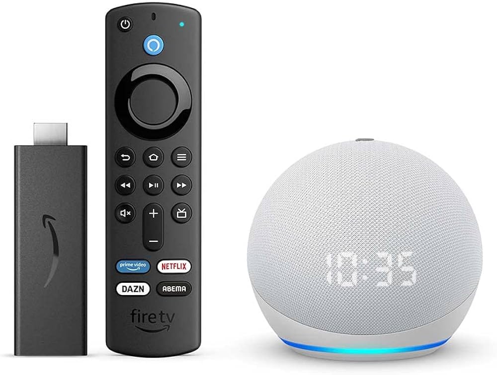 Amazon.co.jp: 【セット買い】Fire TV Stick +Echo Dot (第4世代) 時計