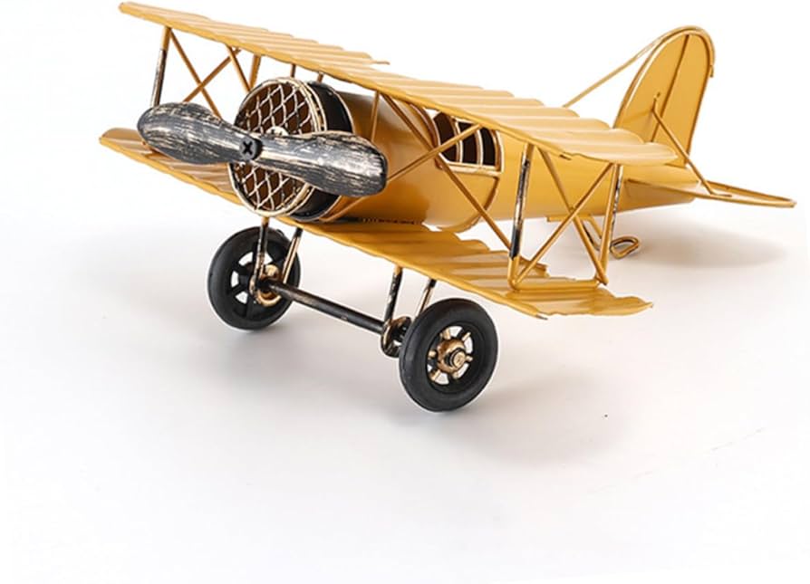 Amazon.co.jp: Ciieeo 3個錬鉄製 ヴィンテージ飛行機模型 装飾品 属製