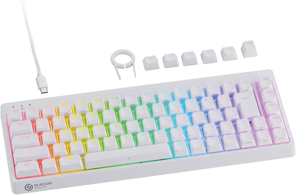 Amazon | エレコム ラピッドトリガー ゲーミングキーボード V custom