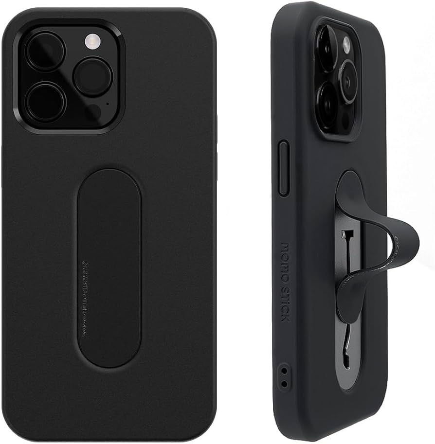 Amazon | momo stick iPhone 15 Pro 用 ケース Mag Grip フラット