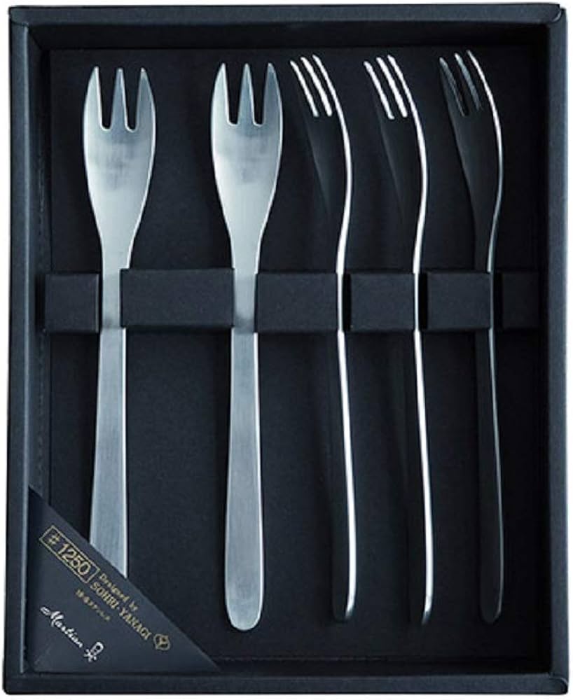 Amazon｜柳宗理(Yanagi Sori) ケーキフォーク5本セット ギフト 箱入り